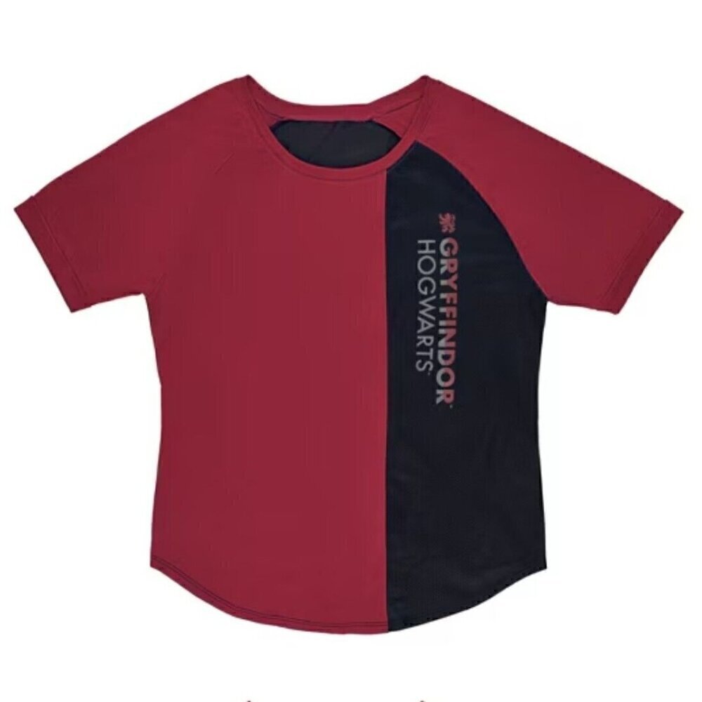 Wizarding World Gryffindor Ladies Red Performance Tie Back T-Shirt Women's Small